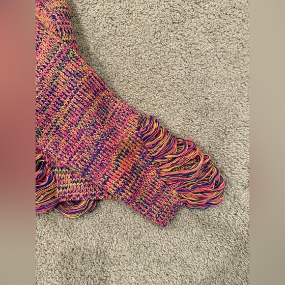 Crop multi color sweater - Picture 2 of 6